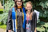 MSHS student, Caroline Burgos, works full-time for Fordham University, reads The Hunger Games every…