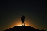 Hilltop kiss
