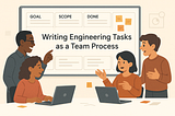Writing Engineering Tasks as a Team Process