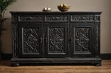 Black-Distressed-Finish-Cabinets-Chests-1