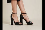 Black-Ankle-Strap-Block-Heels-1