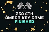 Omega Key Game comes to a close