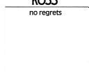 No Regrets | Cover Image