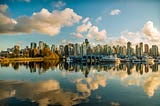 Scenic view of Vancouver, Canada.