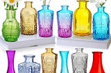 inftyle-colored-glass-bud-vase-set-of-12small-vintage-bud-vases-in-bulkmini-decor-vintage-vase-for-c-1