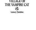 Village of the Vampire Cat | Cover Image