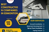 Expert Drywall Contractors in Edmonton: Craftsmanship You Can Trust for Every Project