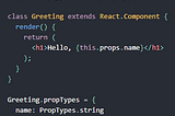 React PropTypes