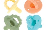 nuby-softees-pacifier-and-teether-for-babies-4-pack-size-small-1