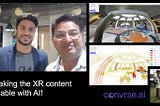 Making the XR content usable with AI!
