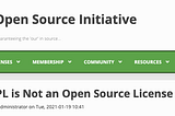 Is “vendor owned open source” an oxymoron?