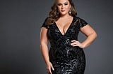 Black-Sequin-Plus-Size-Dress-1