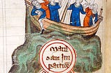 1321 depiction of the sinking of the White Ship