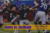 Giants vs. Cardinals: How to watch NFL week 14 online, live stream info