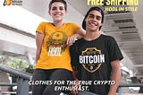 The Bitcoin Wardrobe, Your Crypto Merchandise Store, We accept over 130 currencies and 650+…