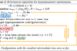 Hyperband algorithm for hyperparameter optimization laid out.