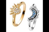 une-douce-celestial-sun-and-moon-ring-set-sparkling-sun-ring-blue-moon-ring-with-14k-gold-silver-pla-1