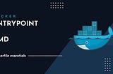 DOCKER: The ENTRYPOINT and CMD