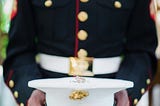 A Marines uniform, similar to one worn by the protagonist in this story.