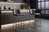 Faux-Leather-Grey-Bar-Stools-Counter-Stools-1