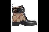gucci-womens-logo-print-canvas-leather-combat-boots-black-size-6-6