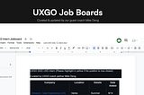 (Check out our free job board on UXGO)