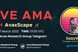 Avaxscape x Avax Research AMA