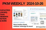 PKM Weekly — 2024–10–26