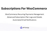 1. Subscriptions for WooCommerce Pro