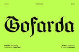 Gofarda Font