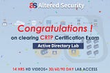 Certified Red Team Professional (CRTP) Review