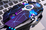 Elevate Your Gaming Experience: Silent Mouse with Breathing LED Lights for PC & Laptop $7.47