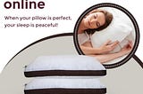 Say Goodbye to Neck Pain: Buy Pillows Online for a Better Night’s Sleep