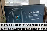 In this article, we have discussed some fixes you may try using on your Android TV when it is not…