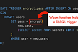 Sample SQL trigger definition