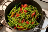 Slow Cooked Green Beans and Tomatoes