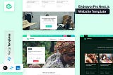 Endeavor Pro NextJS Website Template for Nonprofit and Charity Businesses