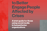 Red Cross and UN release guide on how to use social media in emergencies