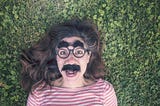 girl wearing a mask, being an imposter