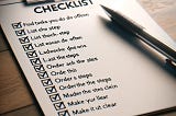 Checklists: Transforming everyday tasks