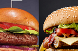 Beef Burger vs Beyond Burger