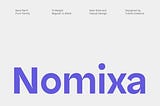 Nomixa Font Family 1