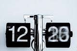 Clock with the minutes rapidly going by.