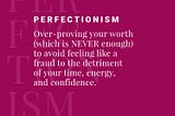 Overcoming Perfectionism and the Imposter Complex — Tanya Geisler