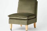 talbert-pillow-top-slipper-chair-with-casters-olive-green-velvet-kd-threshold-designed-with-studio-m-1