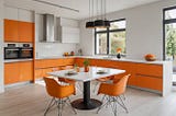 Orange-Kitchen-Dining-Room-Sets-1