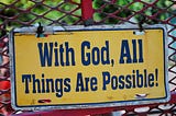 Mighty God Is Dead?