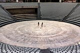 Date is July 2015. Place is the Konya Culture Center. This is the amphitheatre in the garden.