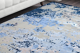 Cloudy Sky handknotted rug- Memorial Day Rugs 2021