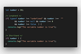 JavaScript Shorthand Coding Techniques